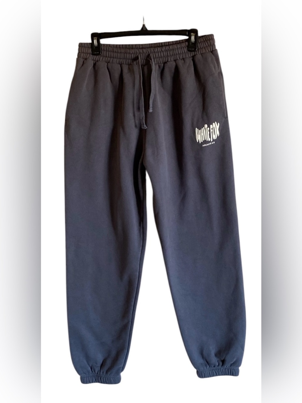 WHITE FOX Gray Joggers SWEATPANTS L